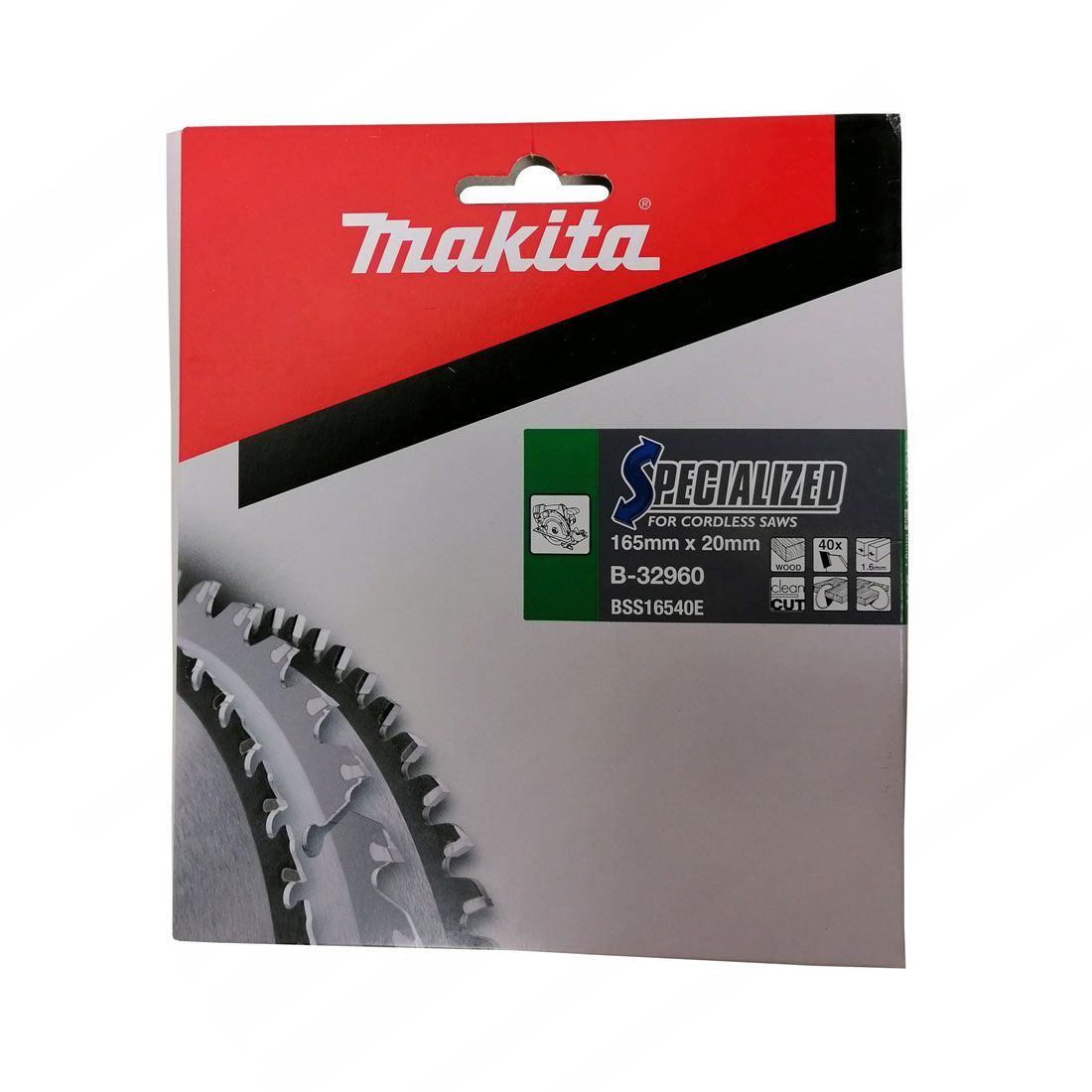 165mm 40T Specialized Wood Circular Saw Blade for Cordless Saws