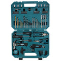 Makita E-15104 Drill Bit & Hand Tool Set Of 80 Pieces In Case
