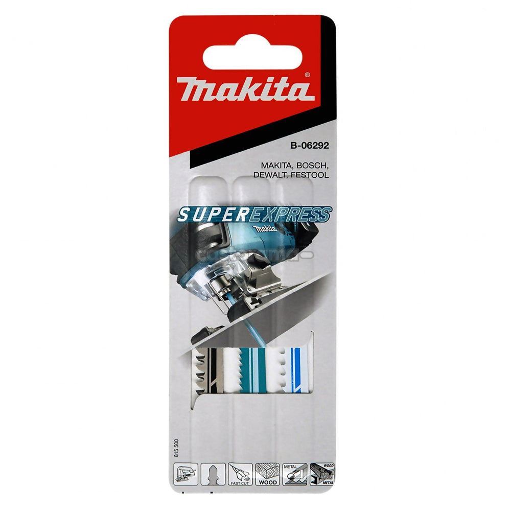 Assorted Super Express Jigsaw Blades - 3 Pack