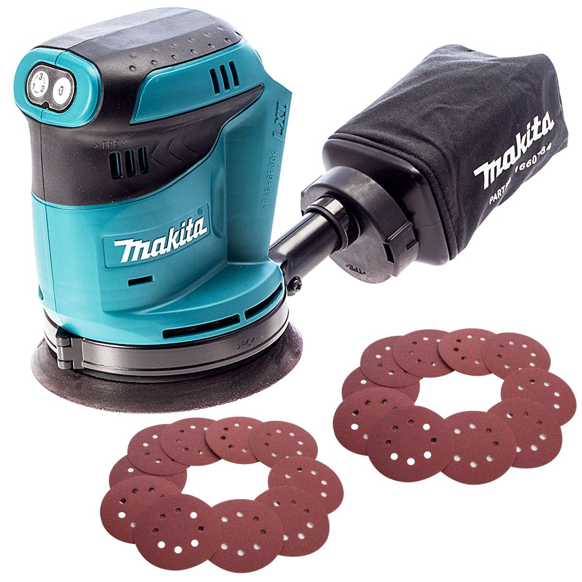 18V Cordless Random Orbit Sander - 125mm Variable Speed Tool