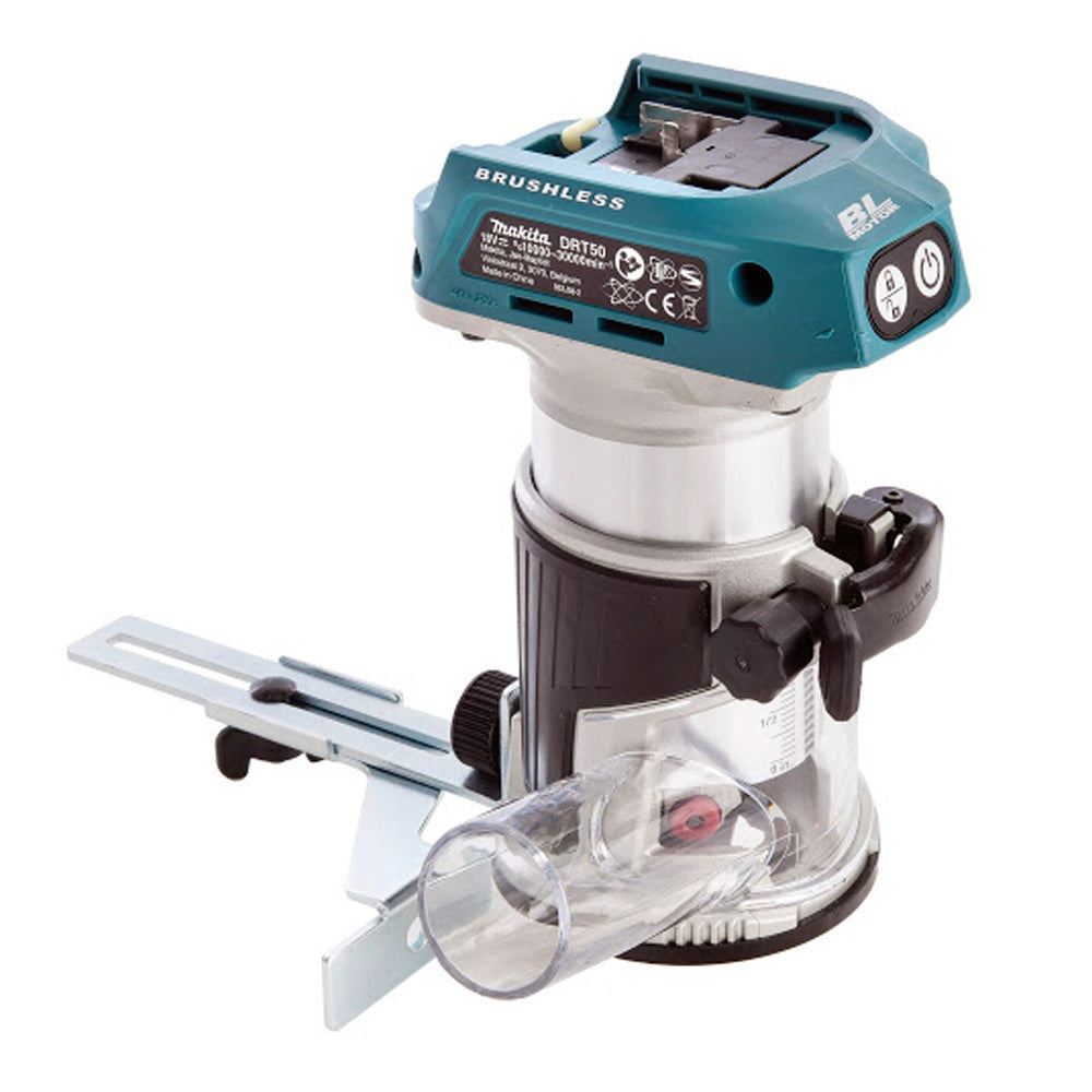 18V Cordless Brushless Router Trimmer with Variable Speed Control