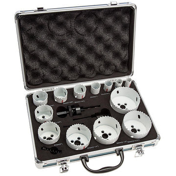 Makita D-47307 Universal Hole Saw Aluminium Kit Set Of 16 Piece